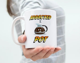 Coffee Addict Mug | Addicted to Coffee Mug | Gift Mug for Coworkers | Coffee Lover Mug | Funny Mug For Friend.