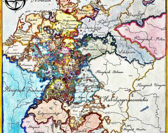 1494年のイタリア地図；イタリア・ルネサンス；イタリア諸州 - Etsy 日本