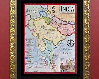 【激レア】大戦下の世界地図　ナチスドイツ　イギリス領インド　オランダ領東インド他 激レア】大戦下の世界地図 ナチスドイツ イギリス領インド