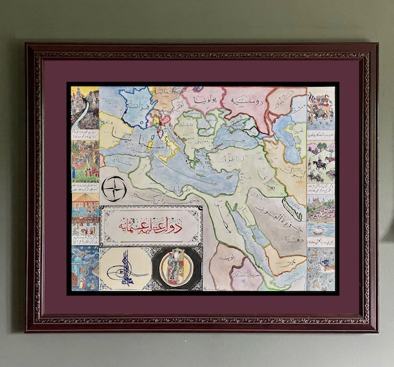 オスマン帝国の地図、オスマン帝国の全盛期、オスマントルコの