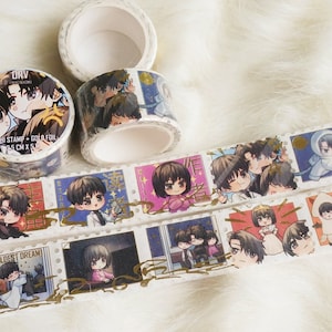 Alwetende lezer gezichtspunt stempel Washi tape goud folie ORV Kim Dokja, Yoo Joonghyuk, Han Sooyoung