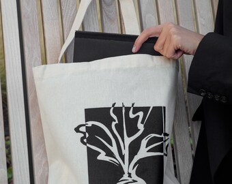 Carrot Print Canvas Tote Bag, Eco Friendly Reusable Shopping Bag, Vegetable Design Cotton Shopper