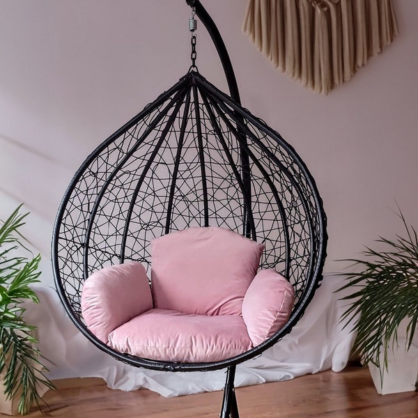 Coussin cocon, Coussin pour chaise suspendue, Coussin pour hamac, Coussin pour balancelle cocoon