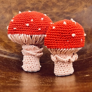 Toadstool Mushroom Crochet Pattern