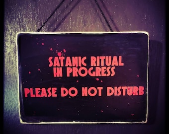 No molestar (rituales satánicos)