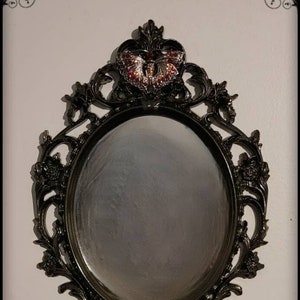 Gothic style Mirror with butterfly