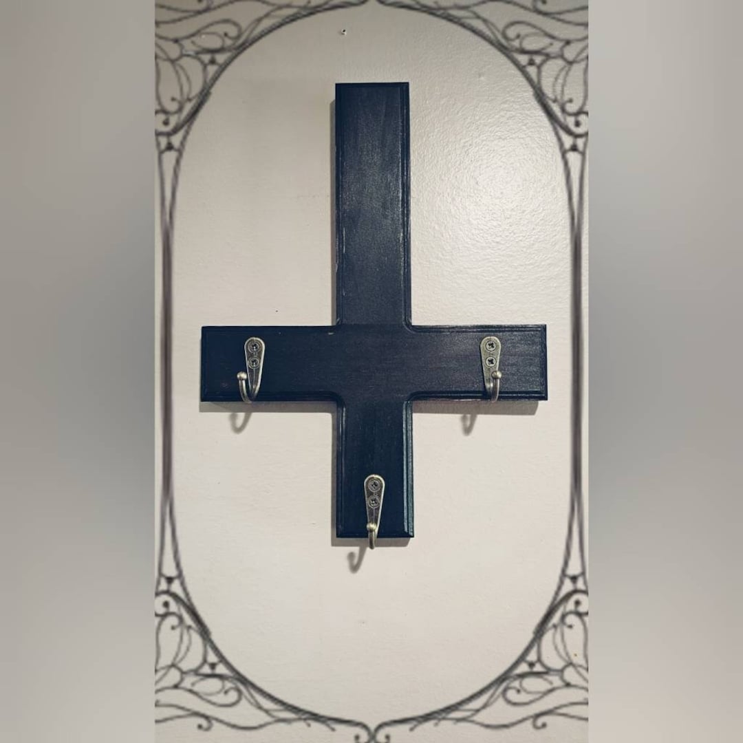 Inverted Cross Key/ Mug Rack - Etsy