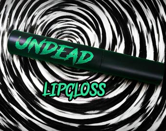 UNDEAD Lipgloss: Jupiter Green Shimmer, Moisturizing