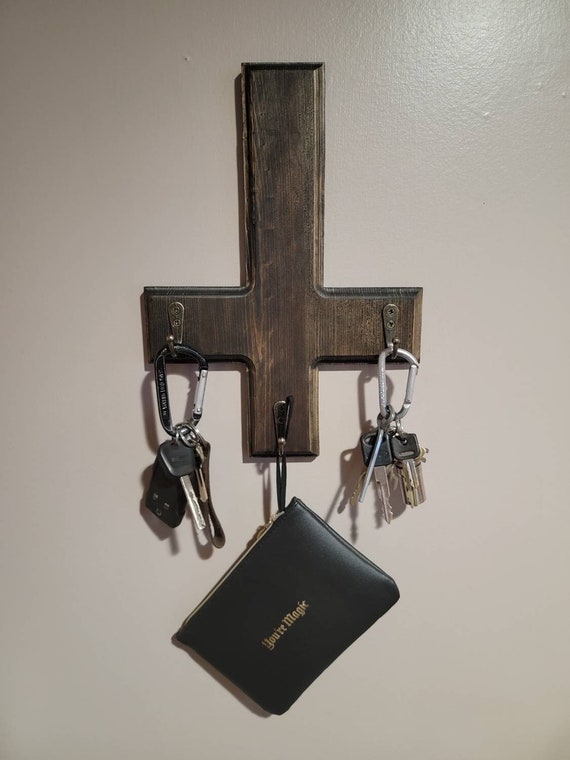 Inverted Cross Key/ Mug Rack | Etsy