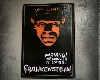 Placa de pared de Frankenstein