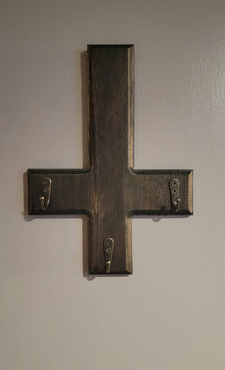 Inverted Cross Key/ Mug Rack | Etsy