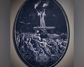 The Dance of the Witches&#39; Sabbath large plaque