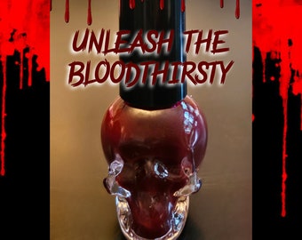 unleash the bloodthirsty nail polish