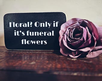 florals box sign