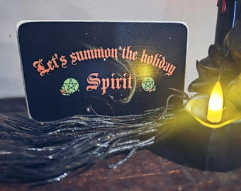 Let's summon the holiday box sign