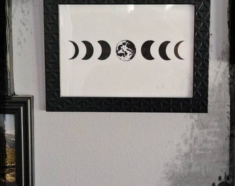Moon phase art