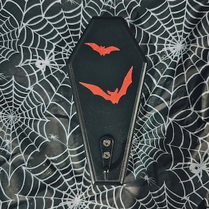 coffin wall decor with hook