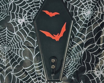 coffin wall decor with hook