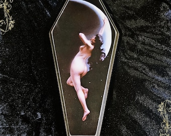 Coffin wall plaque ( moon nymph)