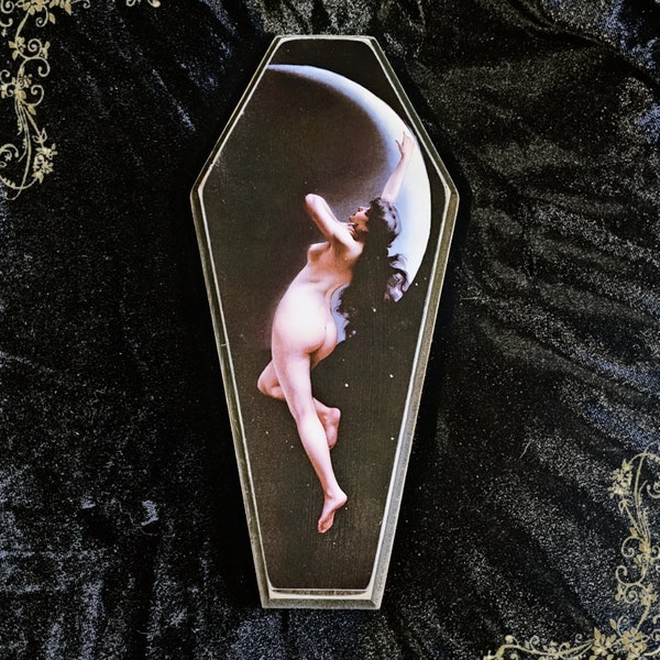 Coffin wall plaque ( moon nymph)