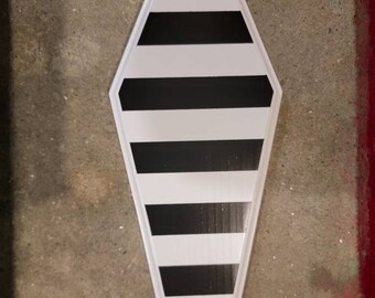 12 inch striped coffin you chose