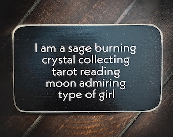 sage burning box sign