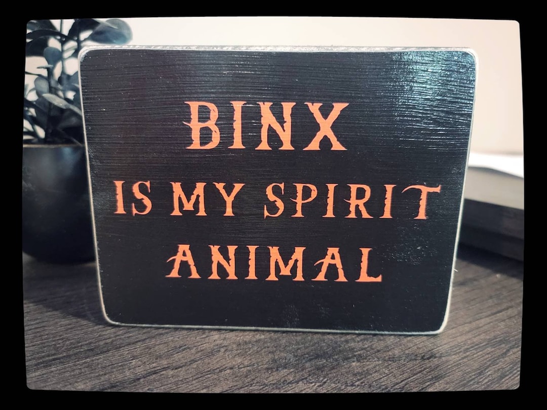 Spirit Animal Box Sign - Etsy