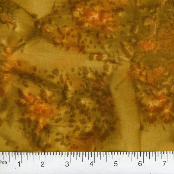 STRING ME ALONG TIE DYE TOP - MUSTARD main image 0
