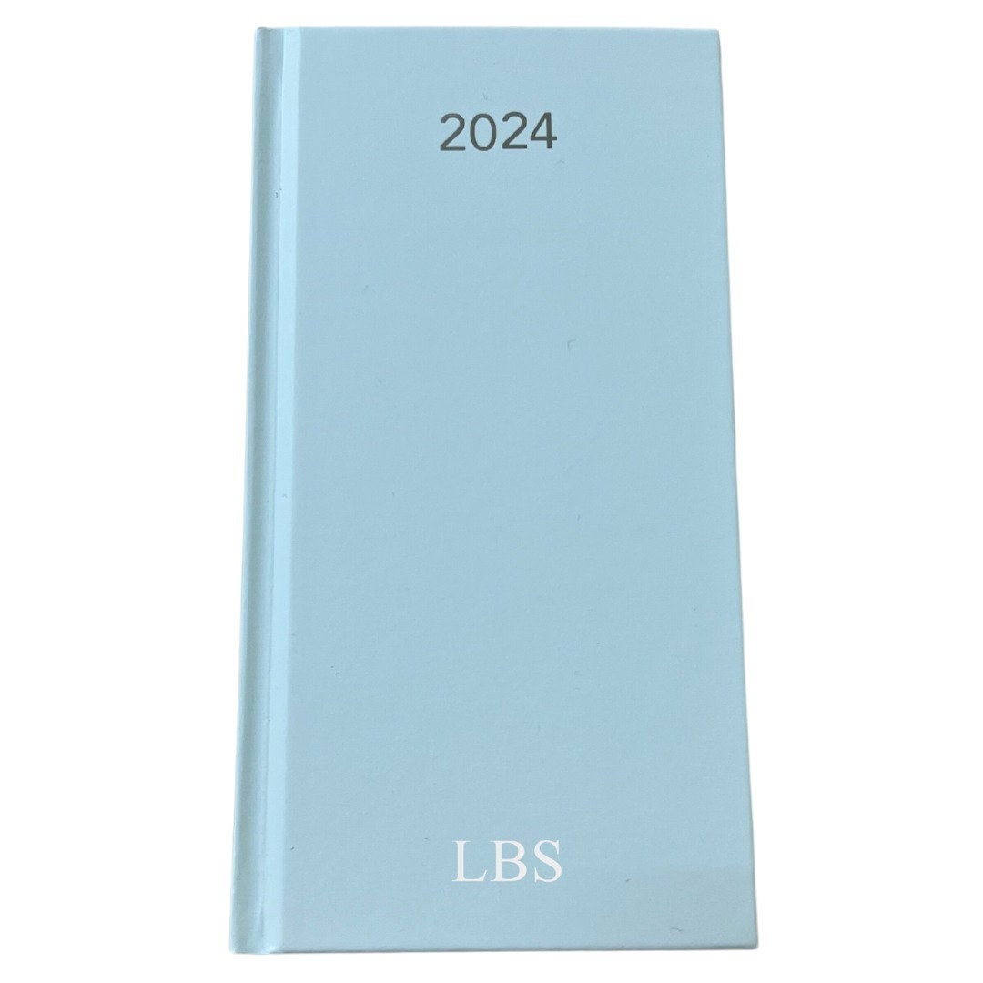 Weekly Diary 2024 Diary Blue Slim Handbag Diary Week to Etsy