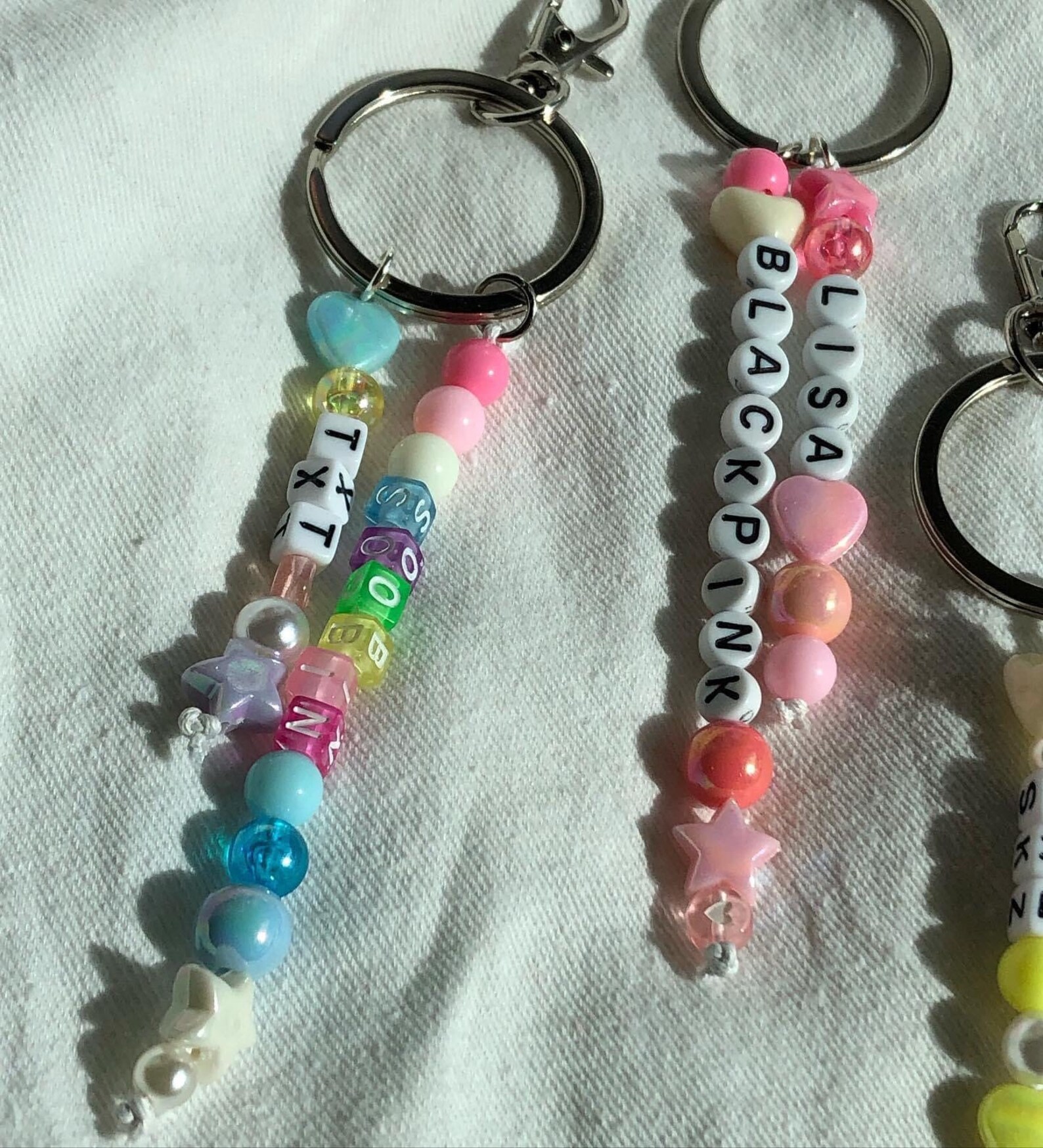 Kpop Keychains/ beads keychains/ beaded keychains/ kpop merch/ Etsy