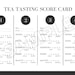 Tea Tasting Party Score Card | Instant Download | Printable (PDF Format ...