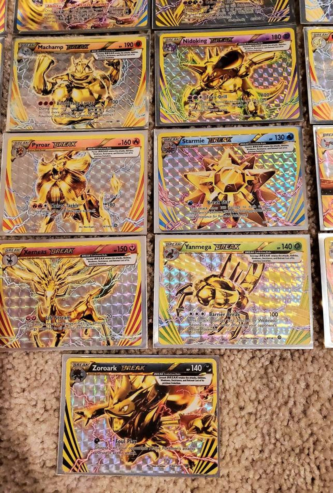 21pc Rare Pokemon Break Cards Etsy 21pc-rare-pokemon-break-cards-etsy