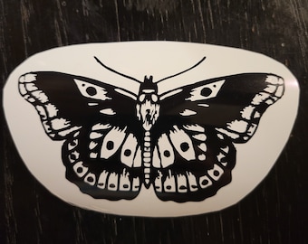 Harry Styles inspired moth tattoo decal