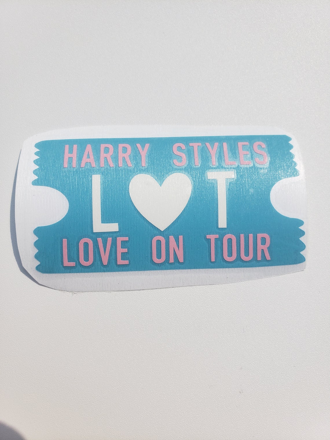 Harry Styles Love on Tour Ticket Sticker Etsy UK