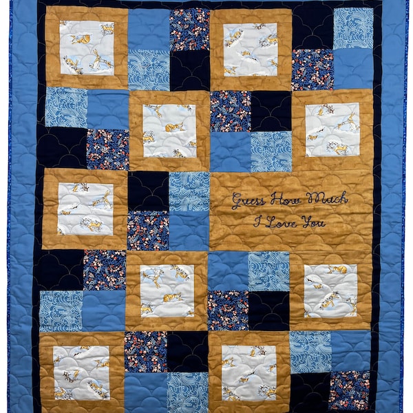 Baby Quilts Guess How Much I Love You Etsy