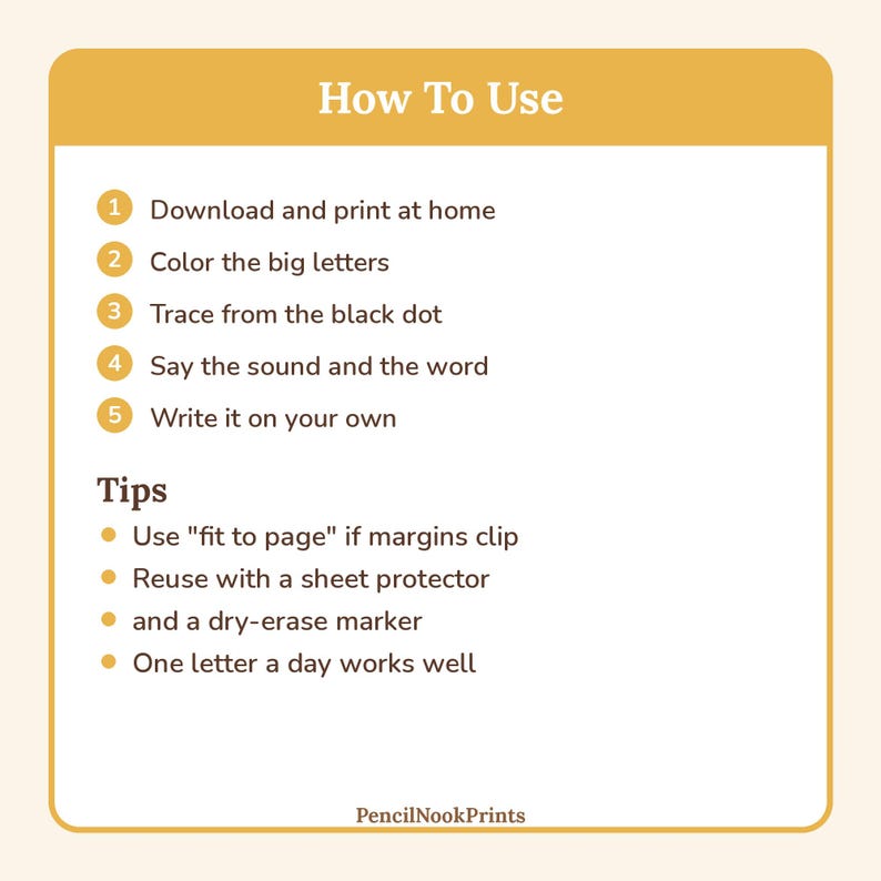 ABC Letter Tracing Worksheets Printable, Alphabet Handwriting Practice ...