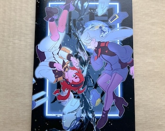 GWITCH Merch Set | Art Prints, Notebook, Acrylic Charm