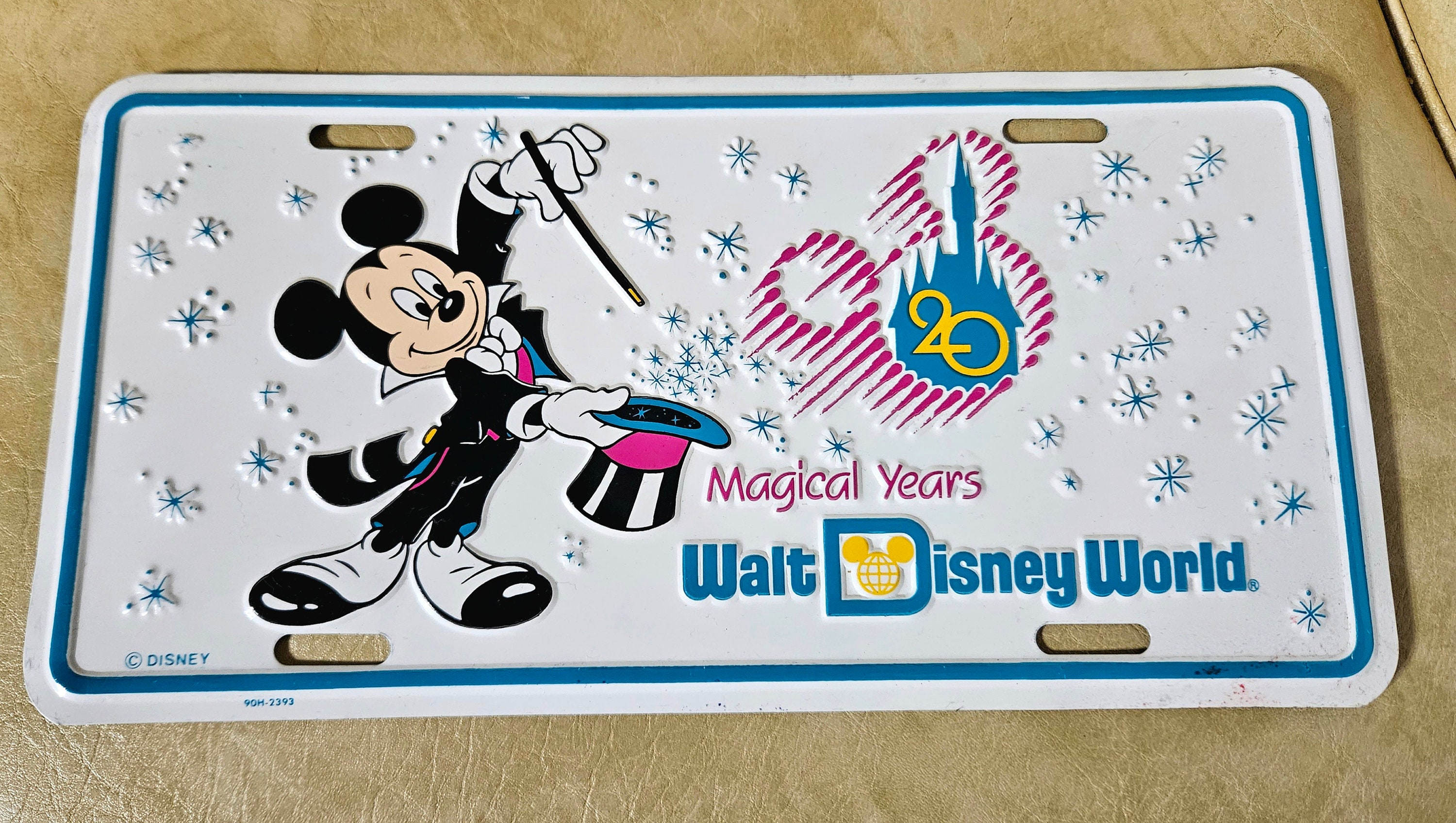 Vintage Disney License Plates Etsy