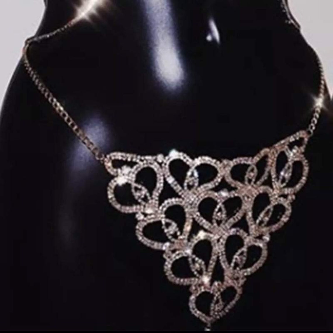 Heart Candy Panty Jewelry My Exotic Treasure Body Chain Set Etsy