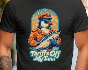Penguin Resistance Shirt, Anti-Trump,  Penguin Tariff Tee, Penguin Men Shirt, Resistance Unisex Shirt, Flippers Up, FDT
