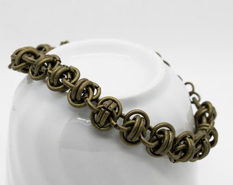 Bracelet de tissage de barillet en laiton