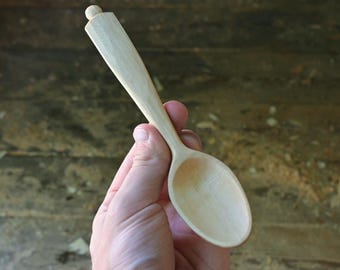 Hand Carved Maple Spoon - Camping and Bushcraft Spoon