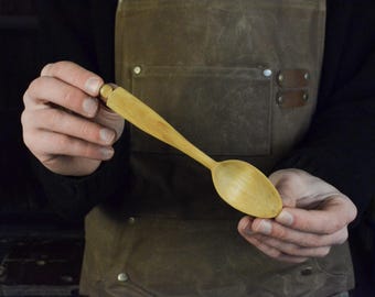 Hand Carved Birch Spoon - Camping and Bushcraft Spoon