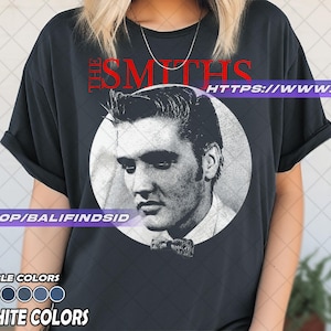 The Smiths Rock Band Unisex T-Shirt - The World Won&#39;t Listen Album Tee - Rock Music Band Merch - Shoplifters of the World Unite Elvis tshirt