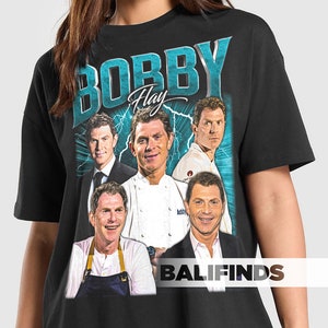 BOBBY FLAY American Chef Unisex T-Shirt - Retro Bobby Flay Graphic Tee - Meme Shirt - Bobby Flay Merch