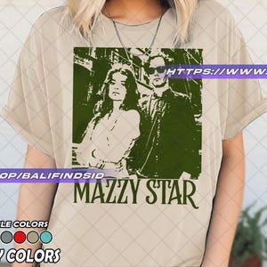 Mazzy Star Rock Band Unisex T-shirt, Mazzy Star merch, Mazzy Star 90s Band Poster Design Graphic tee Gift