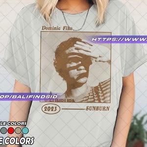 DOMINIC FIKE Singer and Songwriter Unisex T-Shirt - Retro Dominic Fike Sunburn Graphic Tee - Rock Music Band Shirt - Dominic Fike Merch ID image 4