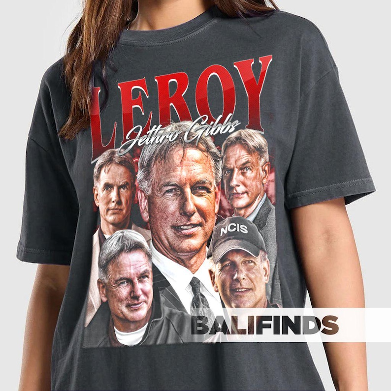 Leroy Jethro Gibbs CBS Tv Series NCIS T-Shirt - Retro Leroy Jethro Gibbs Graphic Tee - Tv Series Shirt - Leroy Jethro Gibbs Merch ID Pepper