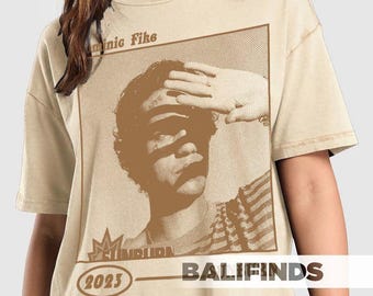 DOMINIC FIKE Cantante e cantautore T-shirt unisex - Retro Dominic Fike Sunburn Graphic Tee - Maglietta rock band - Dominic Fike Merch ID