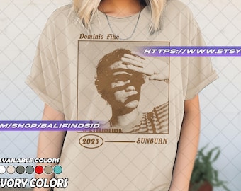 DOMINIC FIKE Singer and Songwriter Unisex T-Shirt - Retro Dominic Fike Sunburn Graphic Tee - Rock Music Band Shirt - Dominic Fike Merch